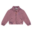 Stains & Stories - girls colored denim jacket - purple - SSA25508170-SSA-00086