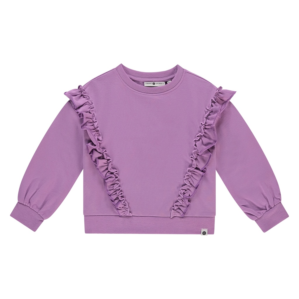 Stains & Stories - girls sweatshirt - purple - SSA25508470-SSA-00086