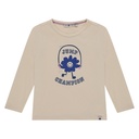 Stains & Stories - girls t-shirt long sleeve - cream - SSA25508678-SSA-00075