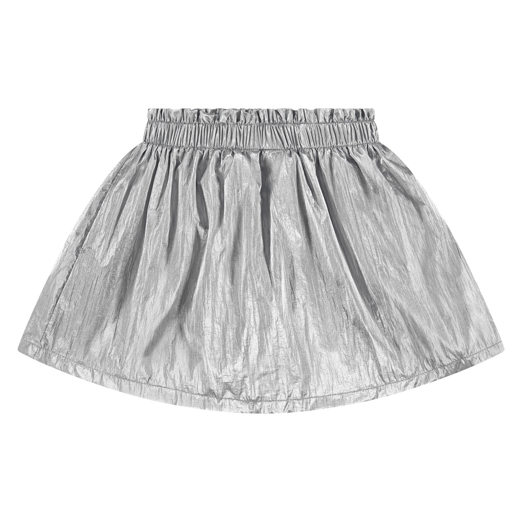 Stains & Stories - girls skirt - shiny silver - SSA25508870-SSA-00079