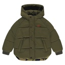 Stains & Stories - boys winter teddy jacket reversible - moss - SSA25507179-SSA-00073