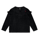 Stains & Stories - girls t-shirt longsleeve - Blackboard - SSA25608698-9002