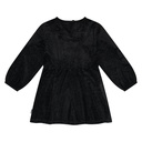 Stains & Stories - girls dress long sleeve - Blackboard - SSA25608792-9002