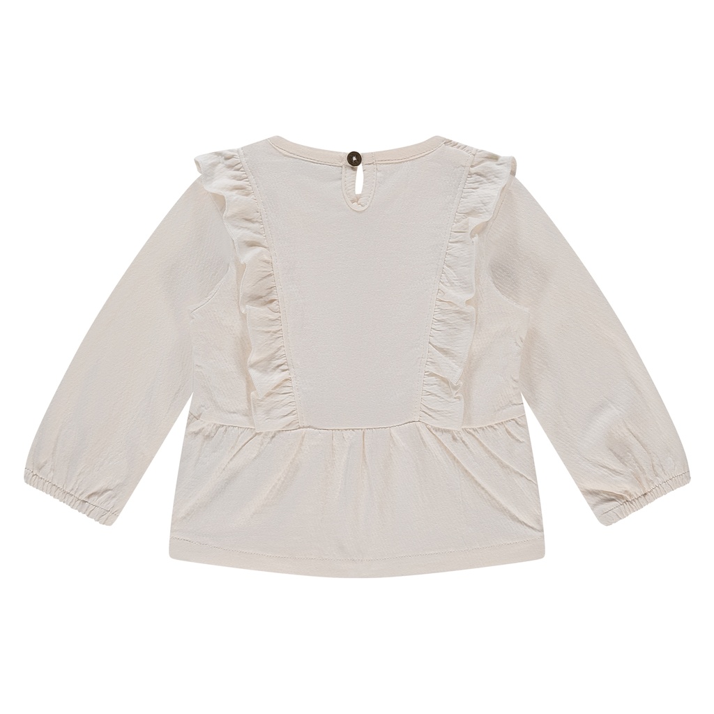 Babyface - baby girls blouse long sleeve - cloud - BBE25428608-BBE-00253
