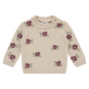 Babyface - baby girls pullover - nude - BBE25528324-BBE-00280