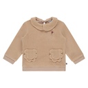 Babyface - baby girls sweatshirt - nude - BBE25528426-BBE-00280
