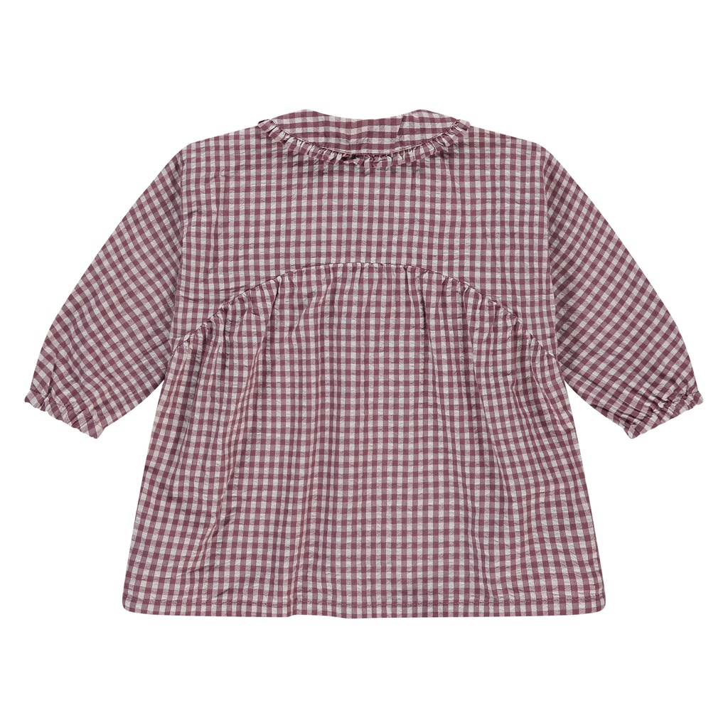 Babyface - baby girls dress - burgundy - BBE25528726-BBE-00281