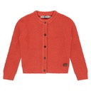 Stains & Stories - girls cardigan - grapefruit - SSA25408350-SSA-00027
