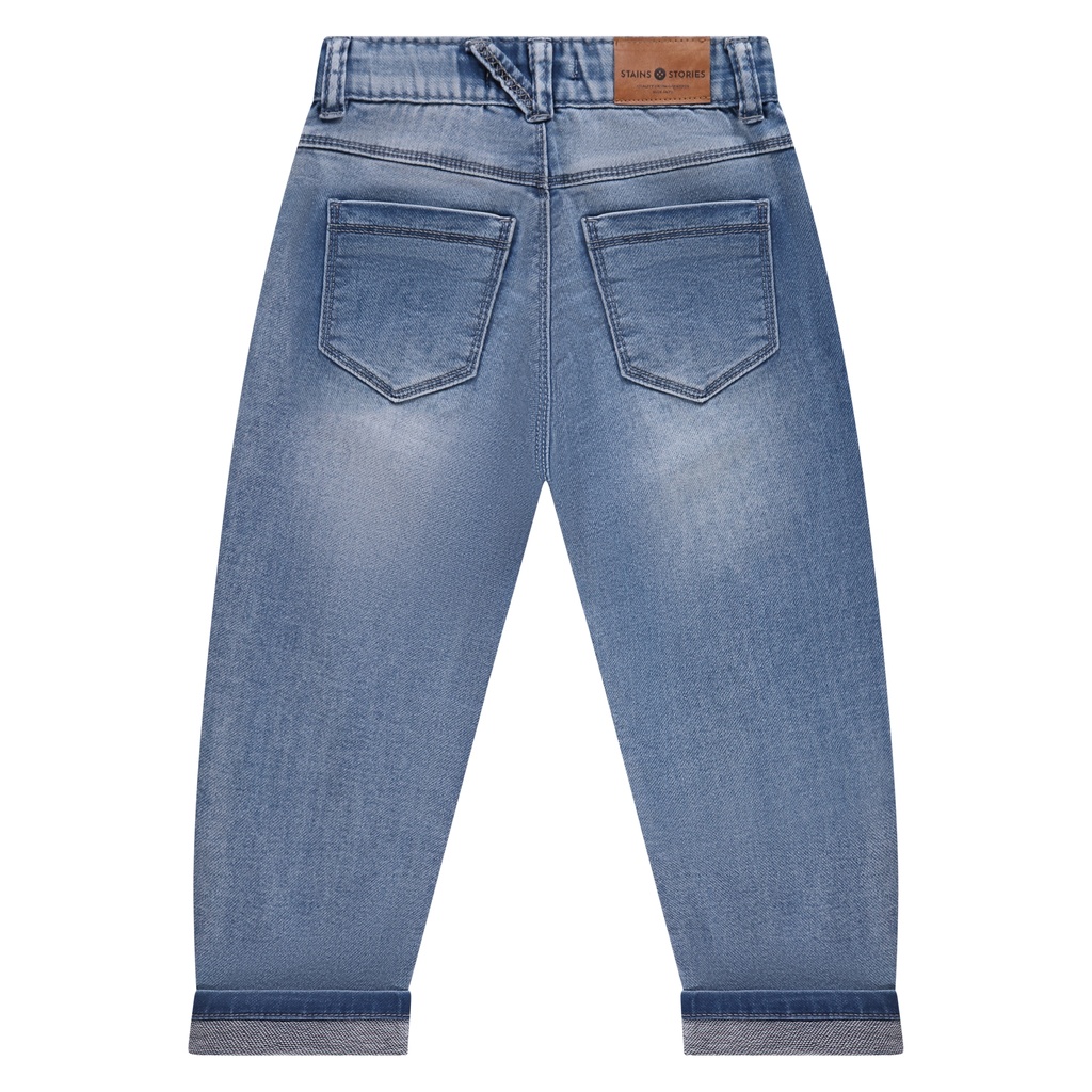 Stains & Stories - boys jogg denim - blue denim - SSA25507271-SSA-00016