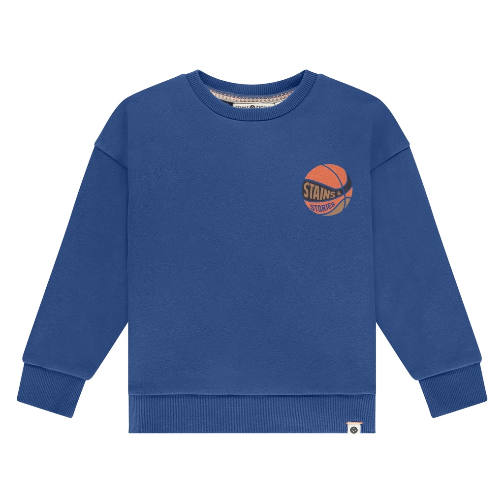 Stains & Stories - boys sweatshirt - blue - SSA25507477-SSA-00003