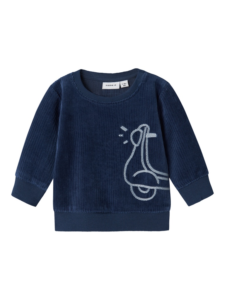NAME IT BABY - NBM NANDO LS VEL TOP - Insignia Blue