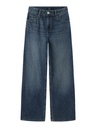 LMTD - NLM BEX DNM R STRAIGHT PANT NOOS - Medium Blue Denim Dirty Wash