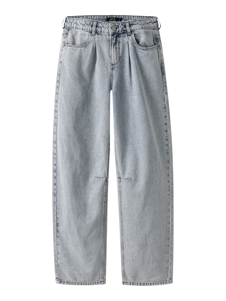 LMTD - NLF BIRM NW BALLOON PANT NOOS - Light Blue Denim Super Light Stonewash