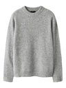 LMTD - NLM KLEAVE LS O-NECK KNIT NOOS - Light Grey Melange