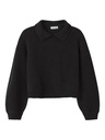 NAME IT KIDS - NKF SONIA LS POLO KNIT - Black