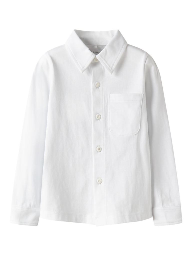 NAME IT MINI - NMM RONALO LS JERSEY SHIRT - Bright White