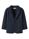 NAME IT MINI - NMM ROBINO SWEAT BLAZER UNB - Navy Blazer CHECK