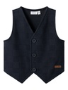 NAME IT MINI - NMM ROBINO VEST UNB - Navy Blazer CHECK