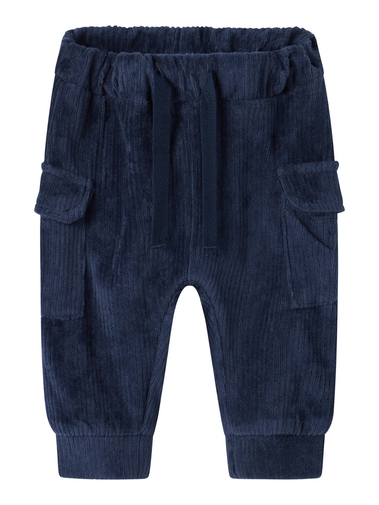 NAME IT BABY - NBM RONNY VEL PANT - Navy Blazer