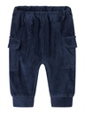 NAME IT BABY - NBM RONNY VEL PANT - Navy Blazer