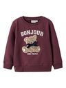NAME IT MINI - NMF REAR LS SWEAT BRU - Burgundy