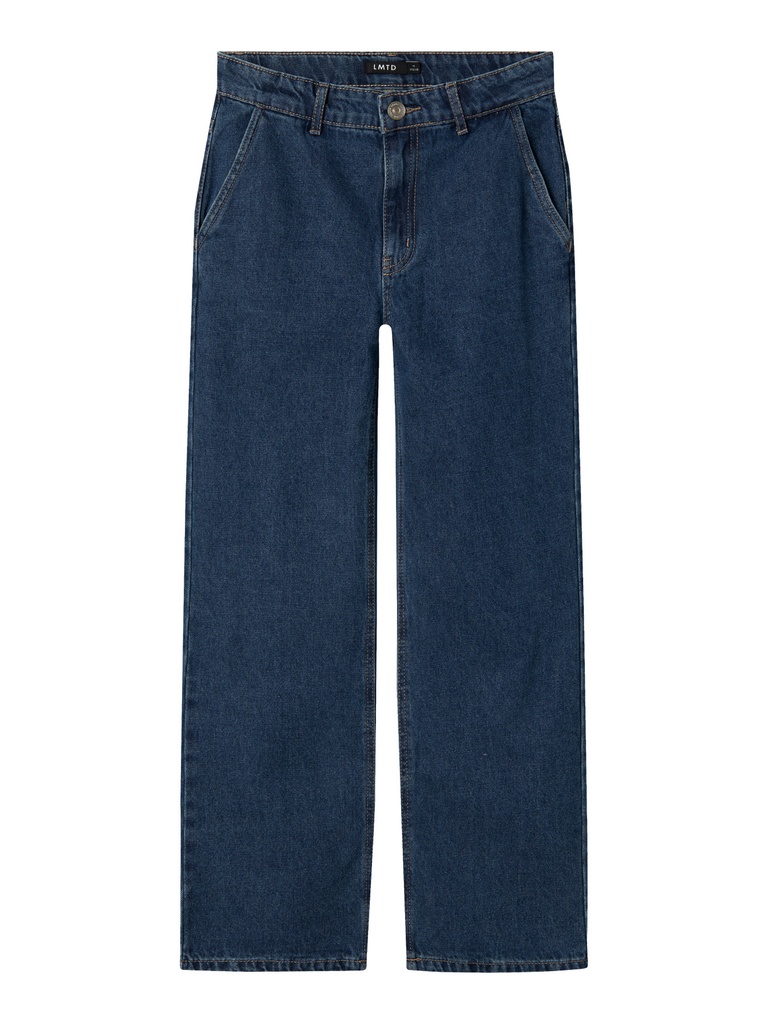 LMTD - NLM TOIZZA DNM LOOSE PANT NOOS - Dark Blue Denim