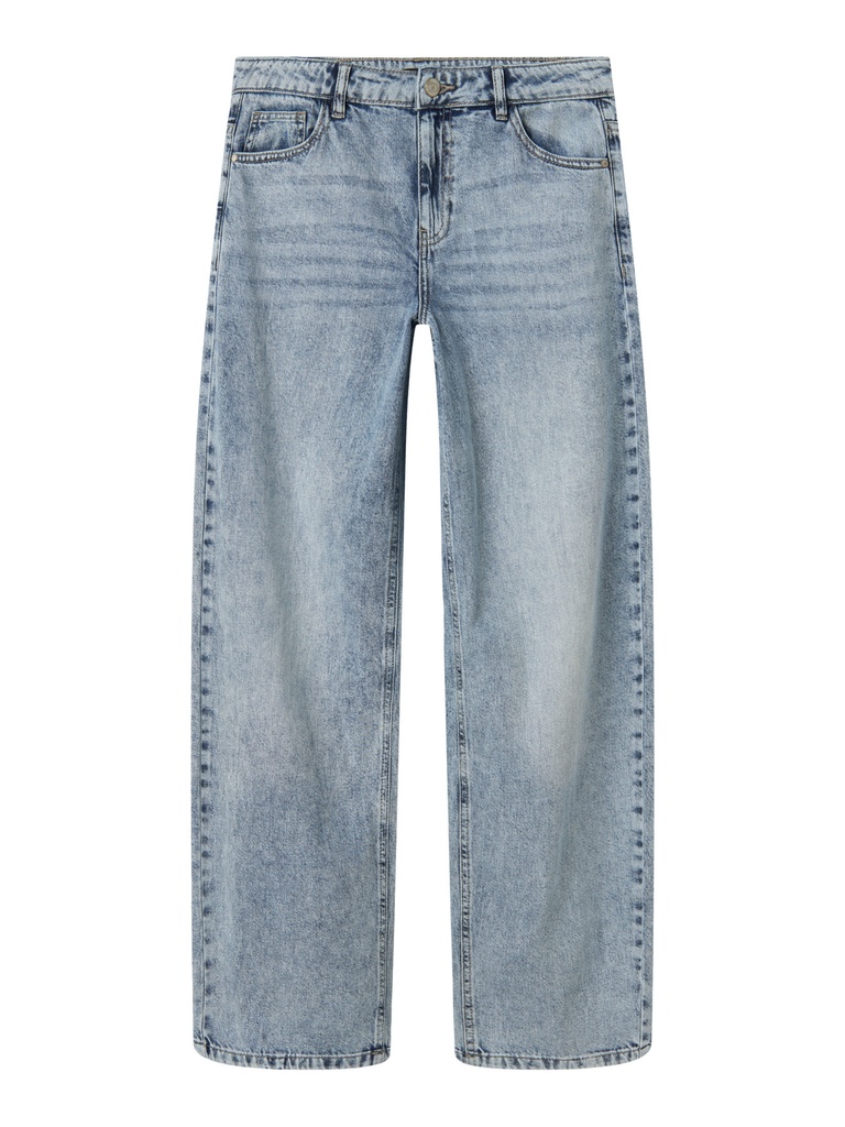 LMTD - NLM BEX DMN R LOOSE PANT NOOS - Light Blue Denim