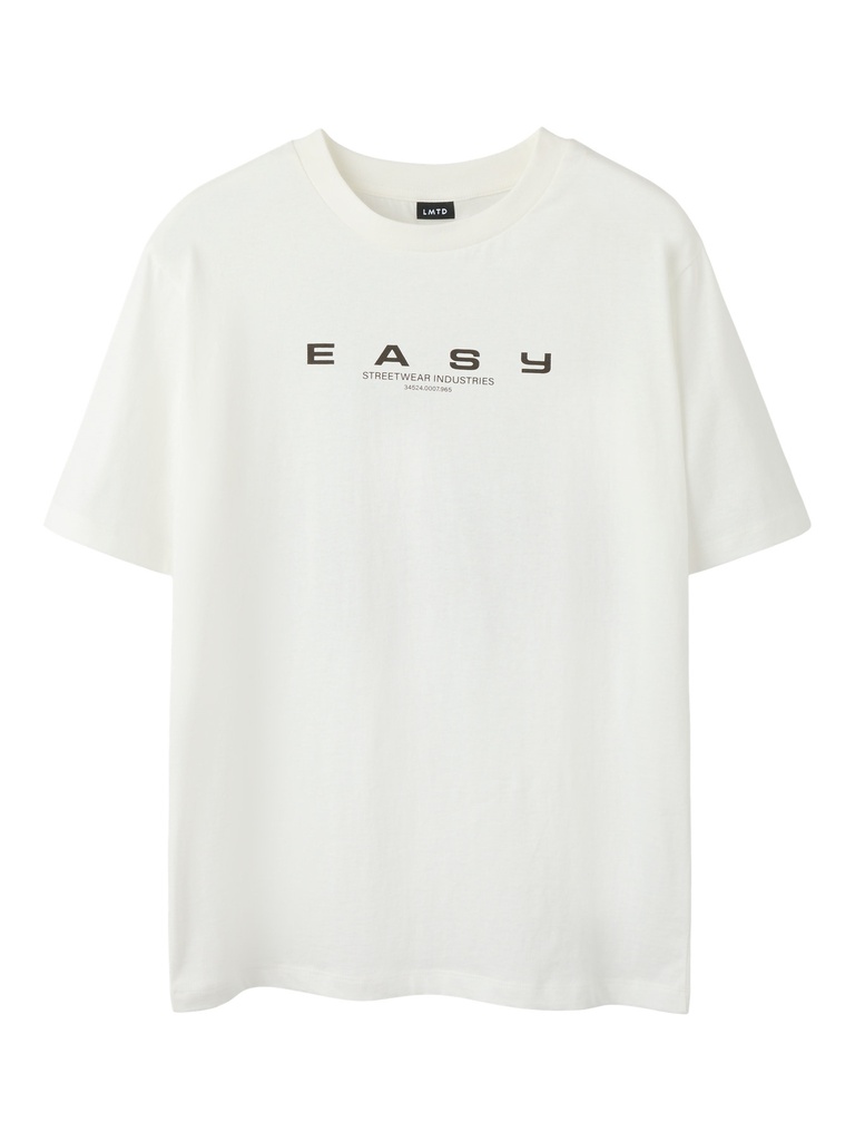 LMTD - NLM EASY SS L TOP - White Alyssum W. Black Coffee