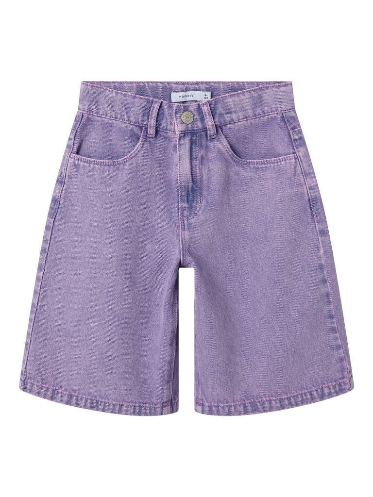 NAME IT KIDS - NKF ROSE DNM HW LONG SHORTS 4009-ZA F - Orchid OVERDYED