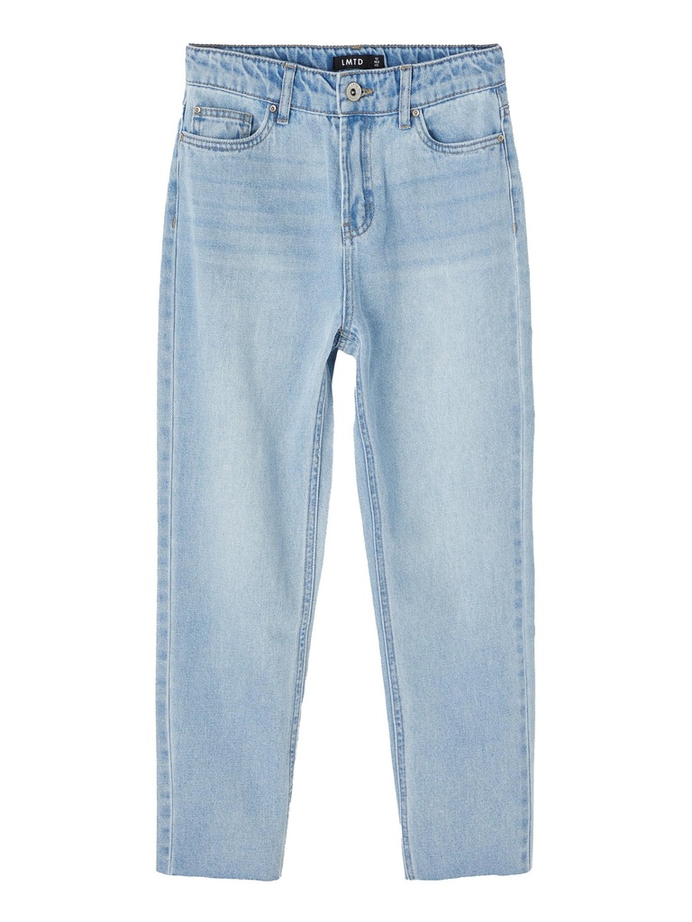 LMTD - NLF RAVEN DNMIZZA HW ANCLE PANT - Light Blue Denim