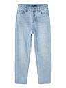 LMTD - NLF RAVEN DNMIZZA HW ANCLE PANT - Light Blue Denim