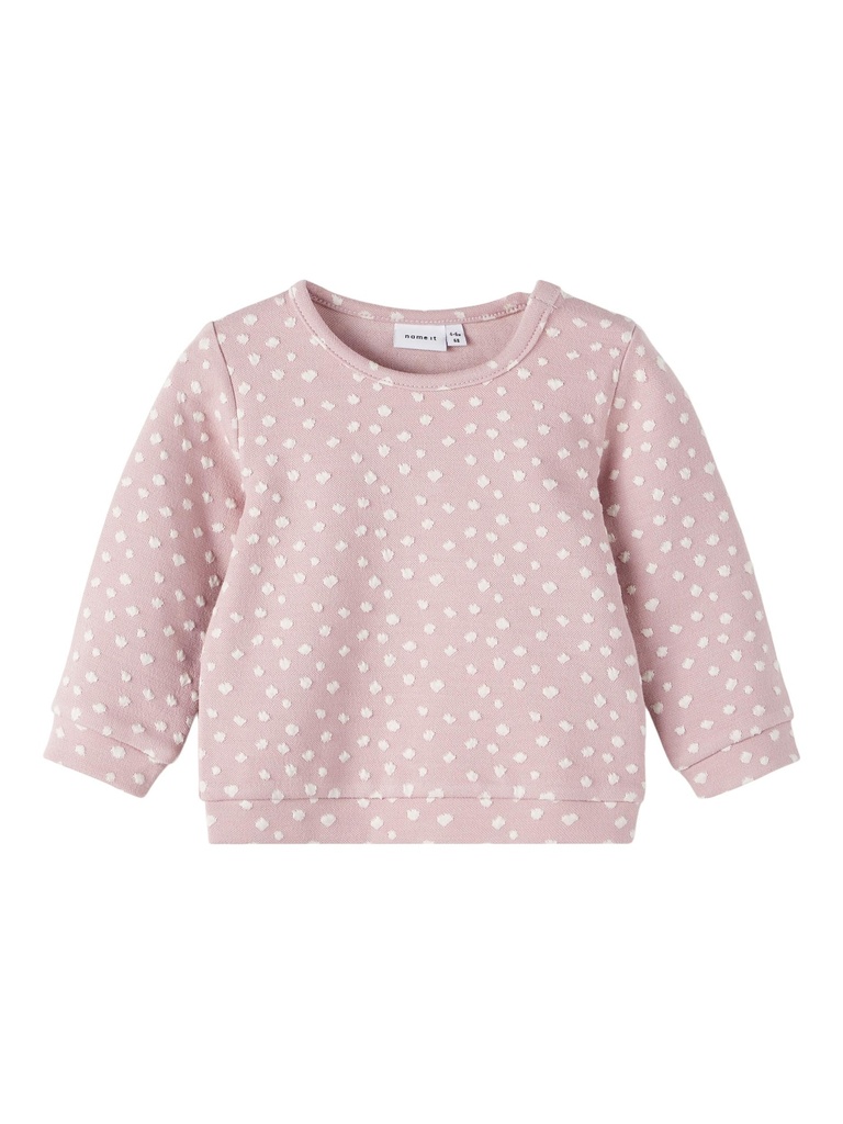 NAME IT BABY - NBF BERITTA LS SWEAT - Violet Ice