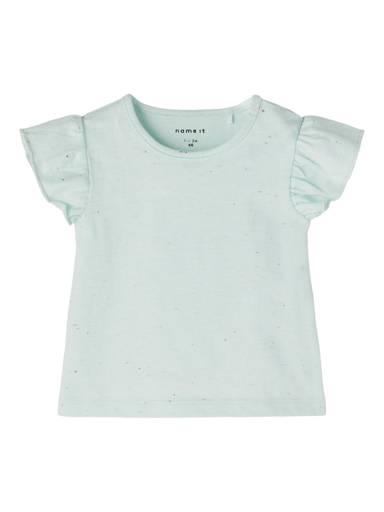 NAME IT BABY - NBF JEANETTE CAPSL TOP - Glacier