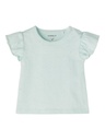 NAME IT BABY - NBF JEANETTE CAPSL TOP - Glacier