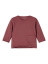 NAME IT BABY - NBN BEBBO LS TOP - Crushed Berry