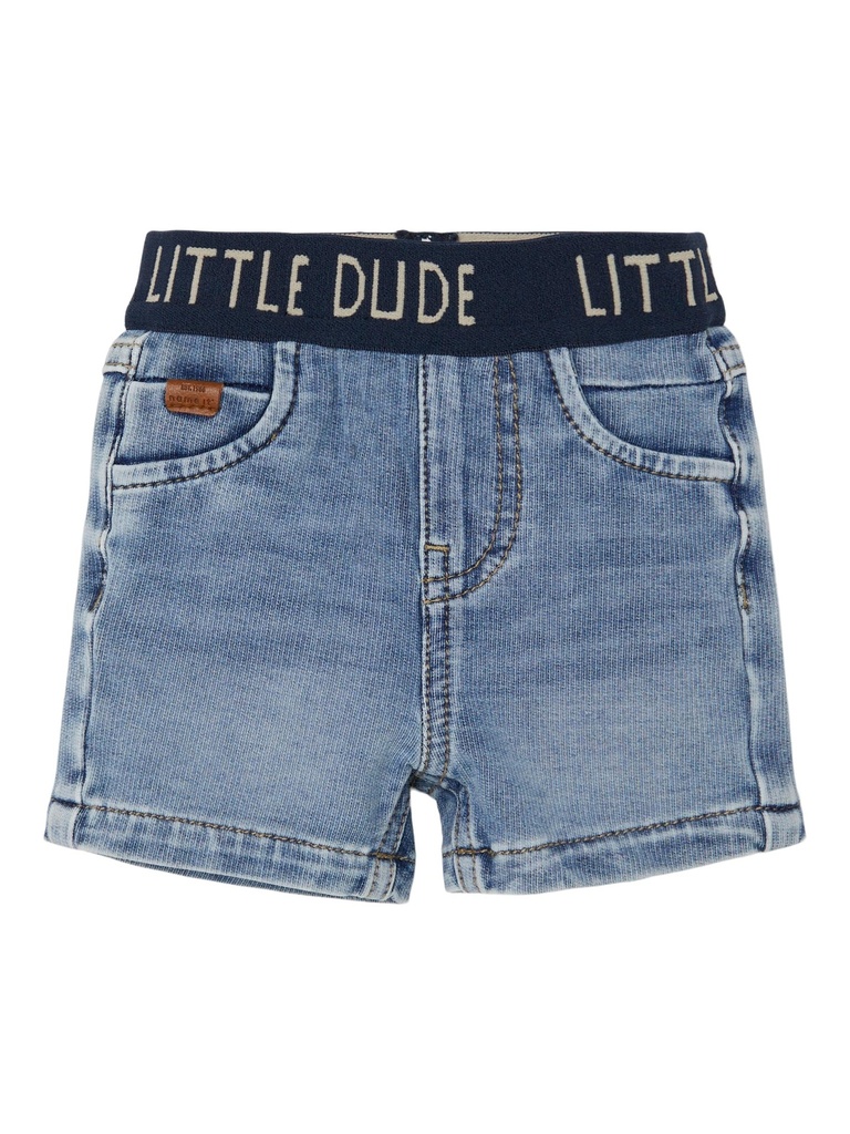 NAME IT BABY - NBM SOFUS DNMTRUEBO SWE 1675 LONG SHORTS - Light Blue Denim