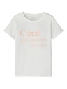 NAME IT KIDS - NKF DAFAR SS TOP - White CORAL