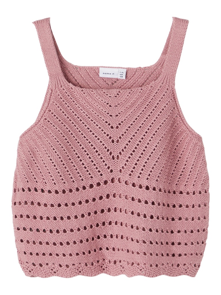 NAME IT KIDS - NKF HILUCY KNIT STRAP TOP - Lilas