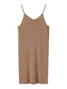 NAME IT KIDS - NKF JALMA KNIT STRAP DRESS - Brown Lentil