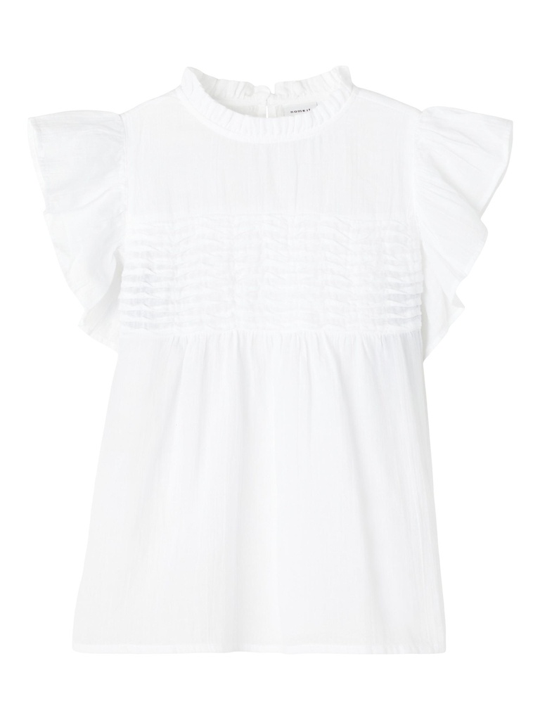 NAME IT KIDS - NKF JULIA SS TOP BOX - White Alyssum