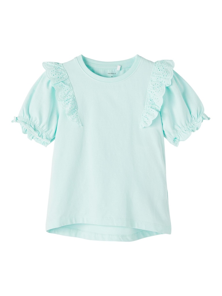 NAME IT MINI - NMF JAFROZA SS TOP - Fair Aqua