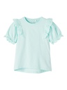 NAME IT MINI - NMF JAFROZA SS TOP - Fair Aqua