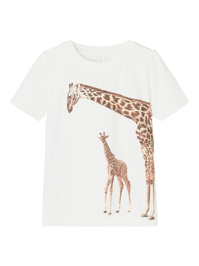 NAME IT MINI - NMM JELLE SS TOP - White Alyssum