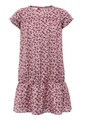 Looxs - Little crinckle chiffon dress - Mauve leaf AO - 2212-7852-951