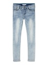 NAME IT KIDS - NKM THEO DNMTURN 1602 PANT NOOS - Light Blue Denim