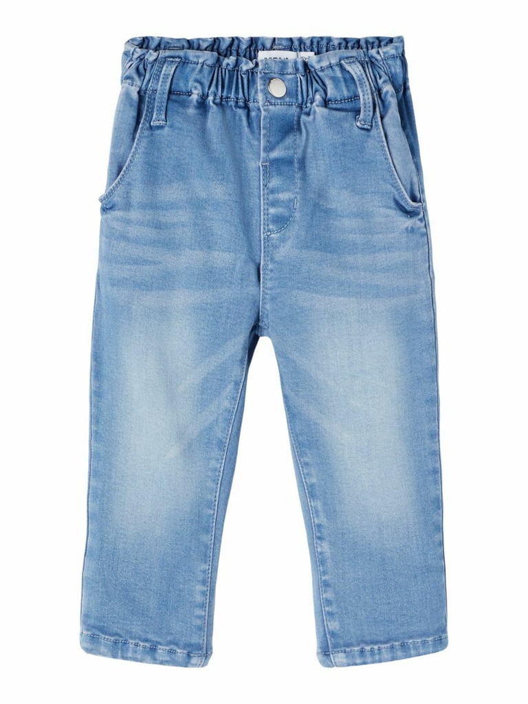 NAME IT MINI - NMF BELLA DNMTAGS 2635 PANT NOOS - Medium Blue Denim