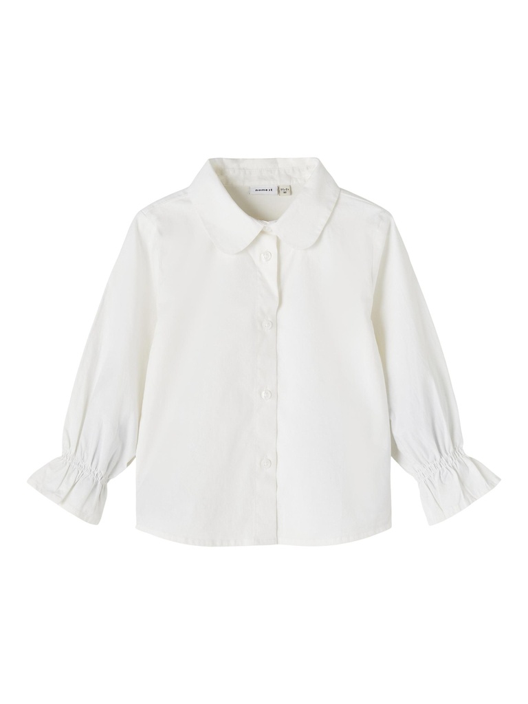 NAME IT MINI - NMF BESALLY LS SHIRT - White Alyssum