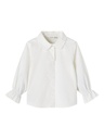 NAME IT MINI - NMF BESALLY LS SHIRT - White Alyssum
