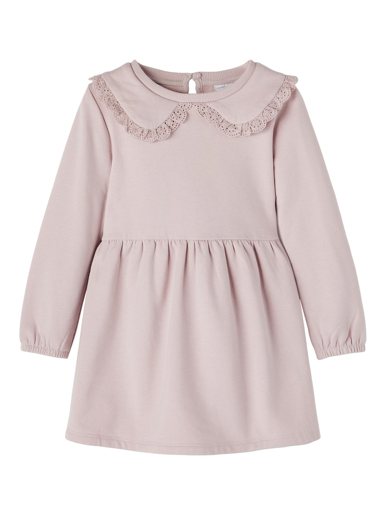 NAME IT MINI - NMF TORKIDE SWEAT DRESS BRU - Violet Ice