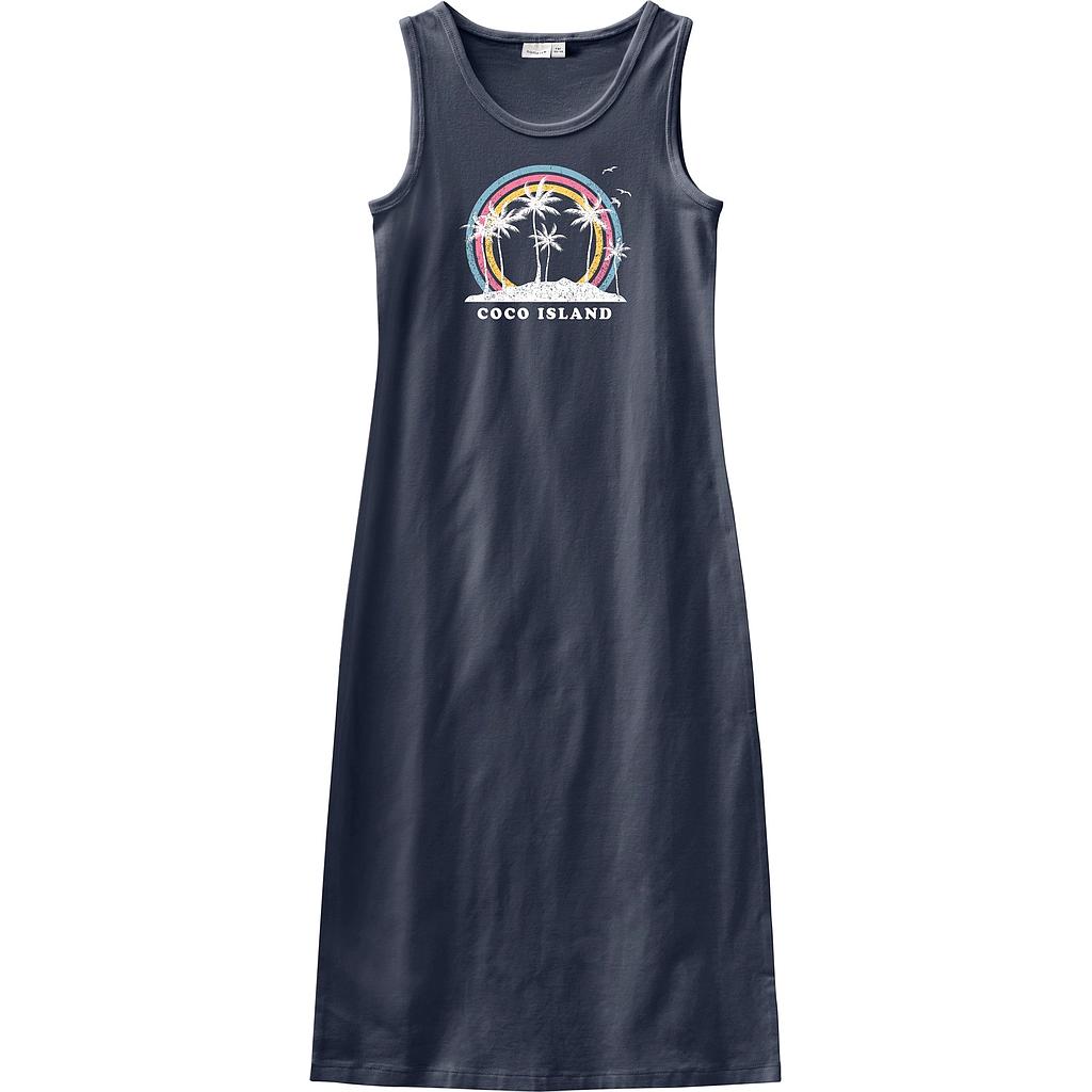 NAME IT KIDS - NKF VIPPA SL MAXI DRESS NOOS - Dark Sapphire